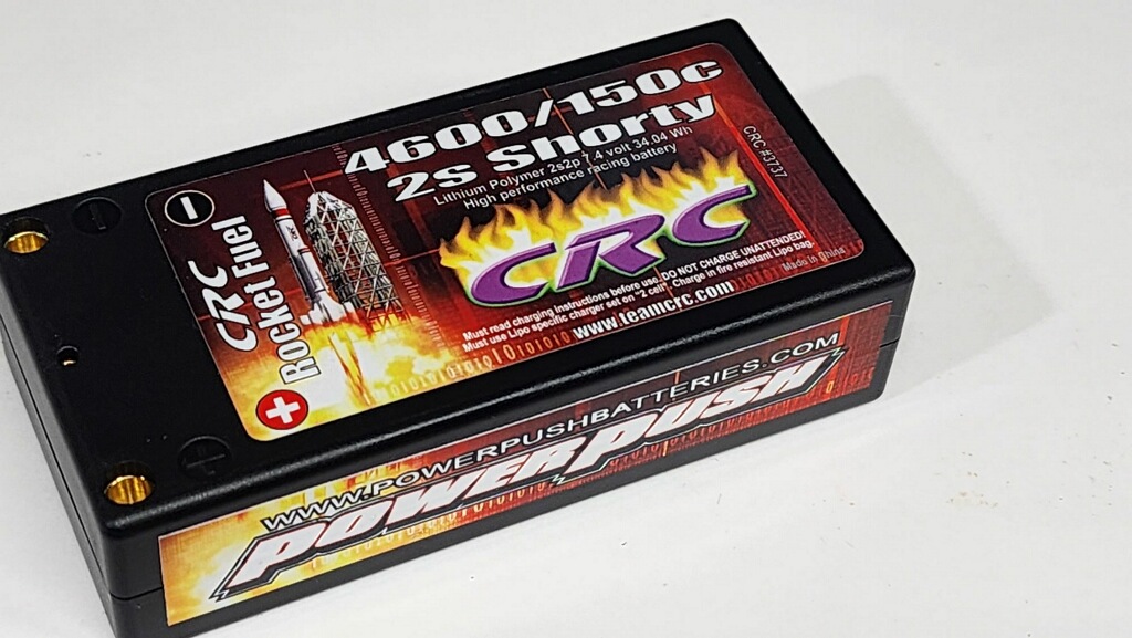 PowerPush 4600mah/150c Lipo Battery 2s Shorty 7.4v - Power Push Batteries